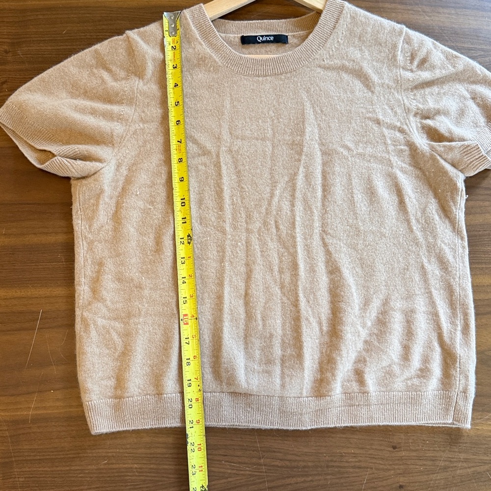Quince Crewneck Sweater in Tan - Picture 4 of 5